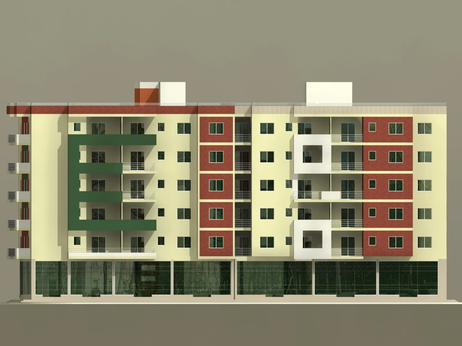 Vizualizim arkitektonik i Kompleksi Mezezi — pamje 5