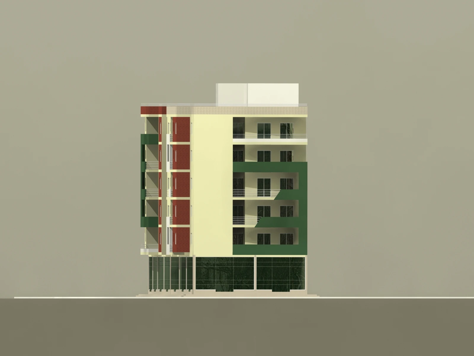 Vizualizim arkitektonik i Kompleksi Mezezi — pamje 6