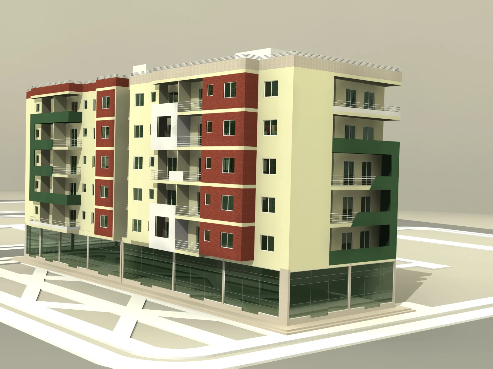 Vizualizim arkitektonik i Kompleksi Mezezi