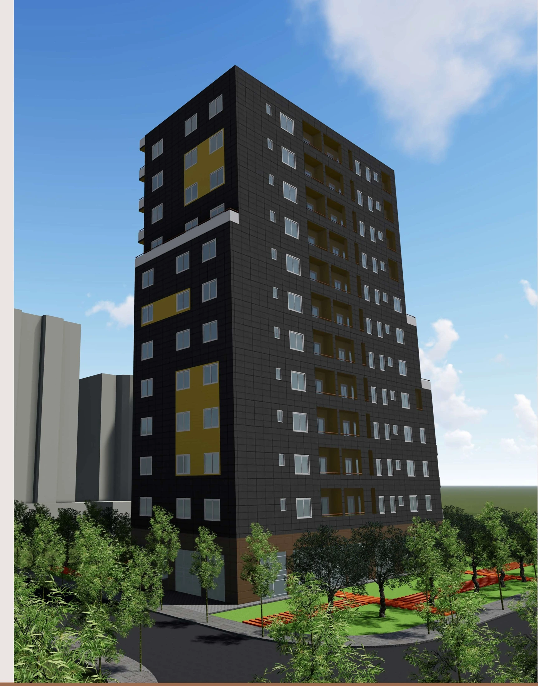Vizualizim arkitektonik i Rruga Dritan Hoxha – Laprakë