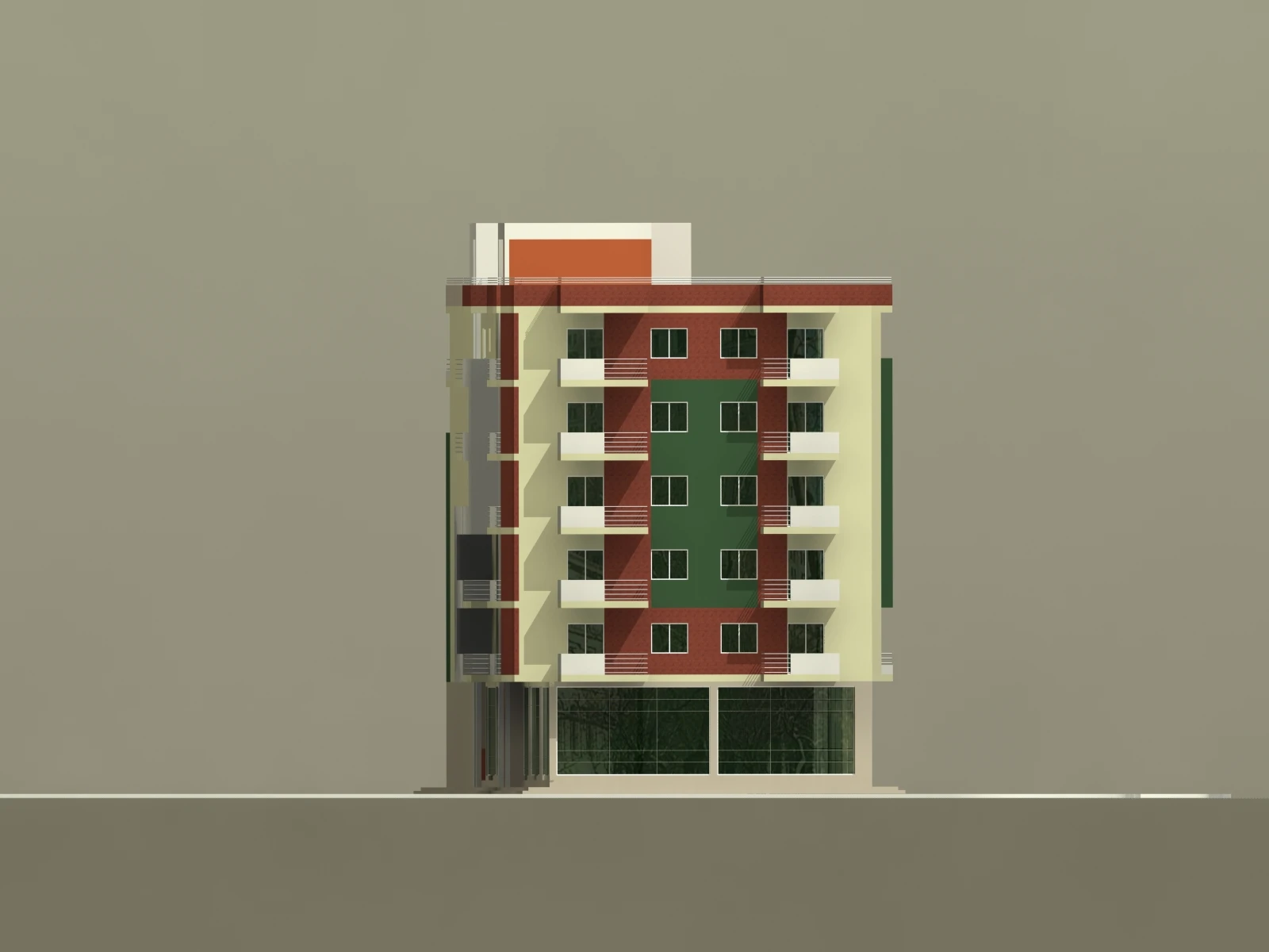 Vizualizim arkitektonik i Kompleksi Mezezi — pamje 7