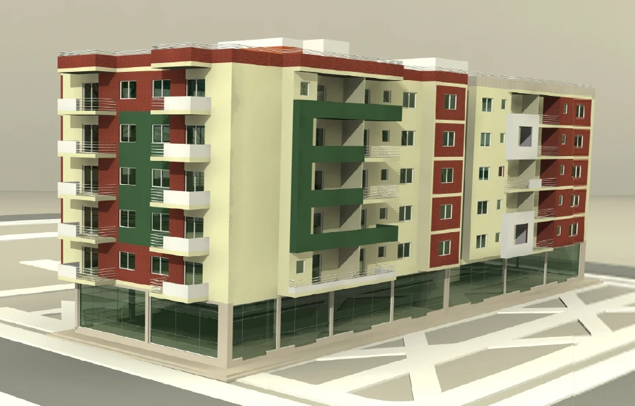 Vizualizim arkitektonik i Kompleksi Mezezi — pamje 2